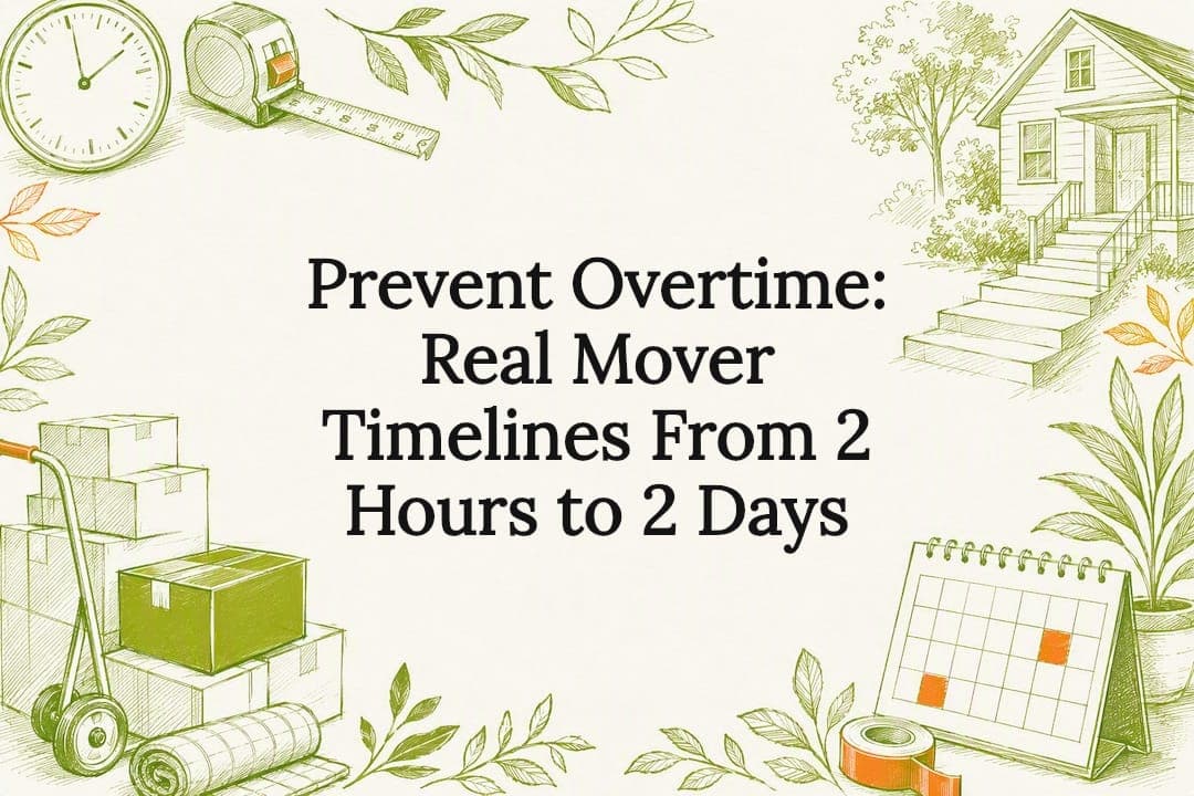 Prevent Overtime: Real Mover Timelines From 2 Hours to 2 Days