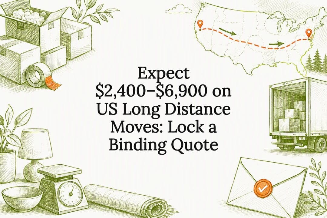 Expect $2,400–$6,900 on US Long Distance Moves: Lock a Binding Quote