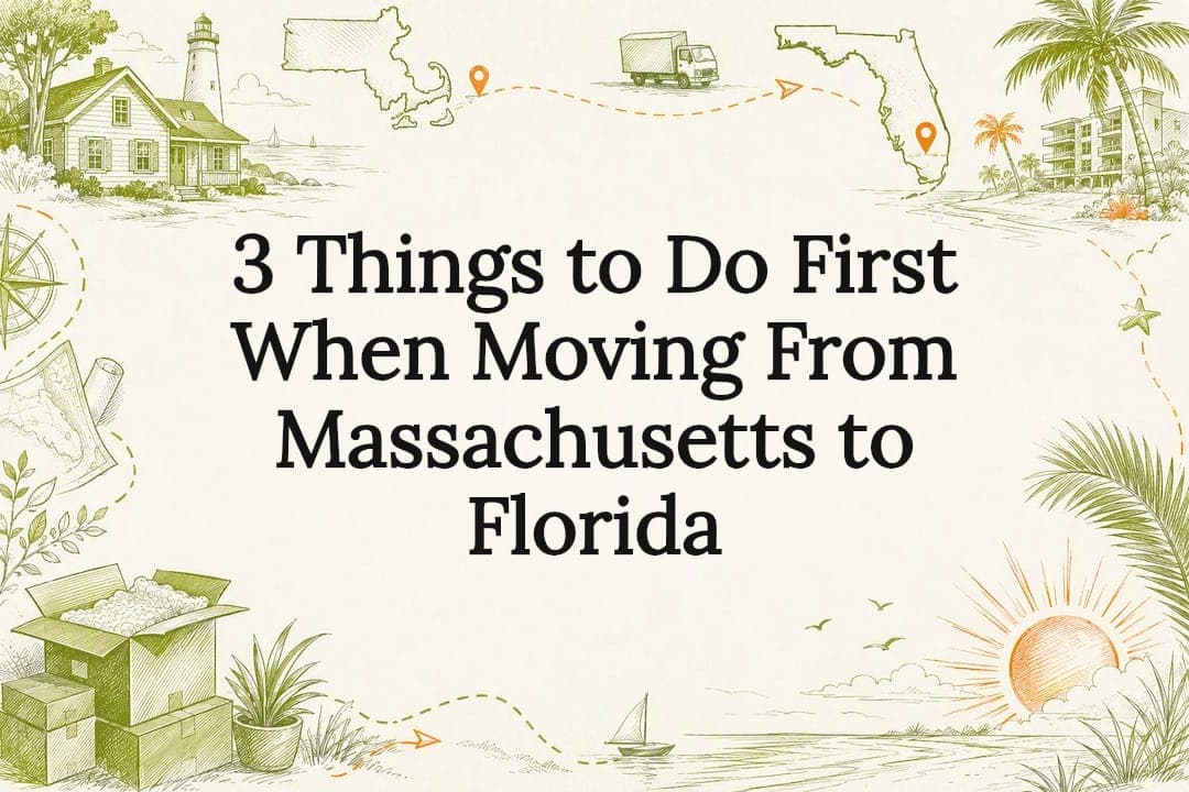 3 Things to Do First When Moving From Massachusetts to Florida