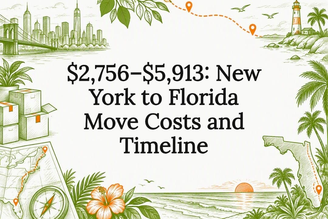 $2,756–$5,913: New York to Florida Move Costs and Timeline