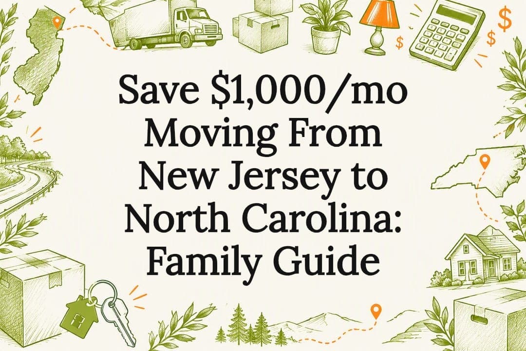 Save $1,000/mo Moving From New Jersey to North Carolina: Family Guide