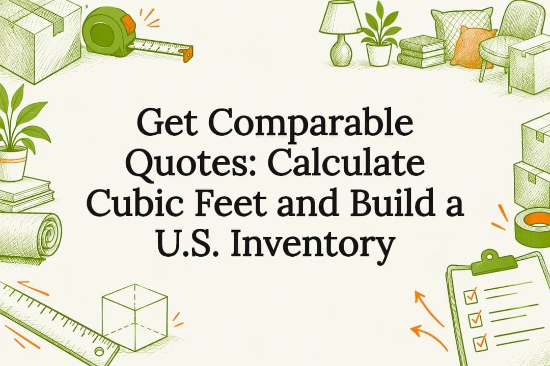 Get Comparable Quotes: Calculate Cubic Feet and Build a U.S. Inventory