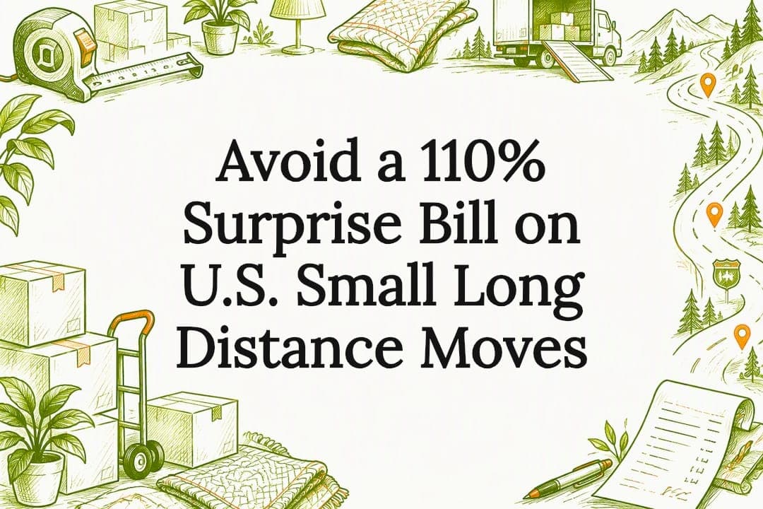 Avoid a 110% Surprise Bill on U.S. Small Long Distance Moves