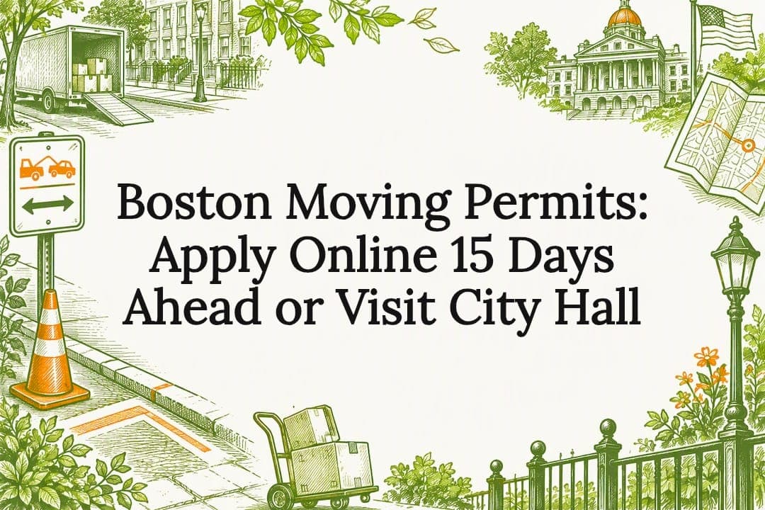 Boston Moving Permits: Apply Online 15 Days Ahead or Visit City Hall