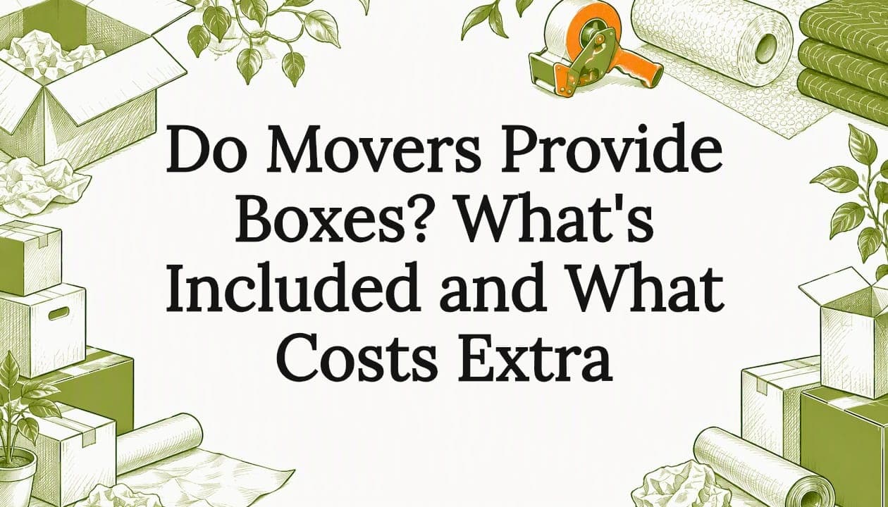 Do Movers Provide Boxes? What's Included and What Costs Extra