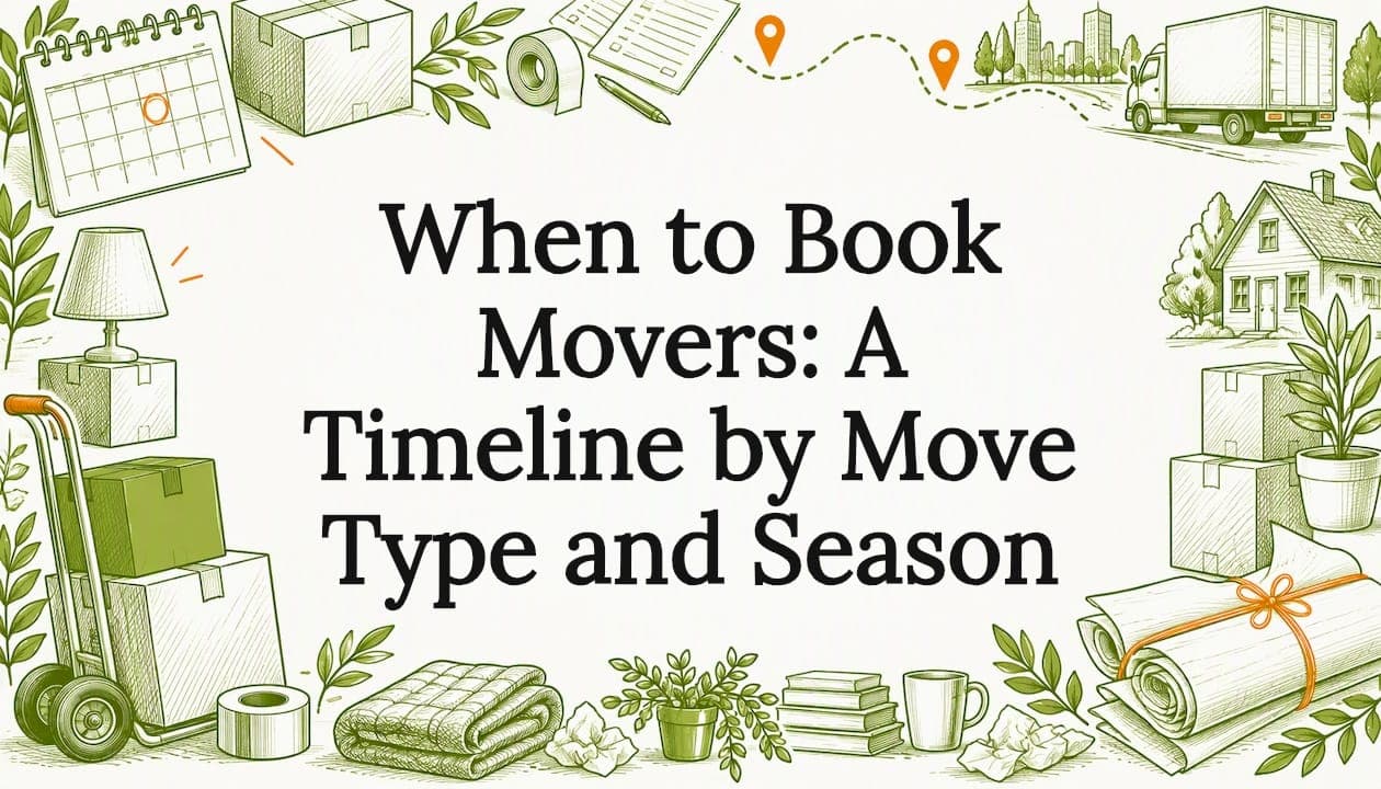 When to Book Movers: A Timeline by Move Type and Season